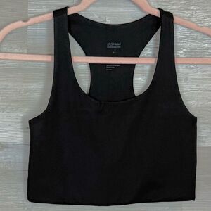 Girlfriend Collective Longline Black Sports Bra NWOT